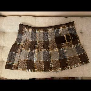 NWOT Free People wrap mini skirt